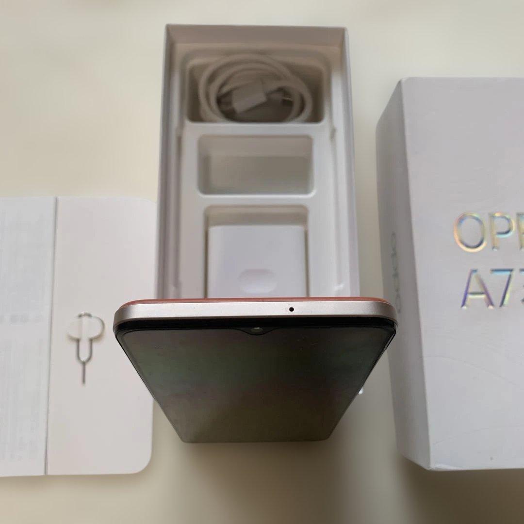 OPPO A73 楽天 64GB スマホ ダイナミックオレンジ 付属品付 箱付