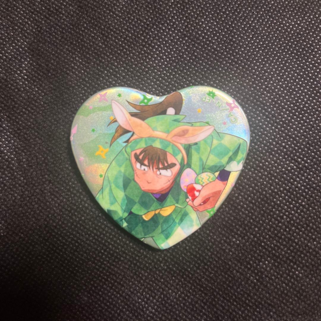 忍たま乱太郎 ナンジャタウン 中在家長次 ハート缶バッジ - メルカリ