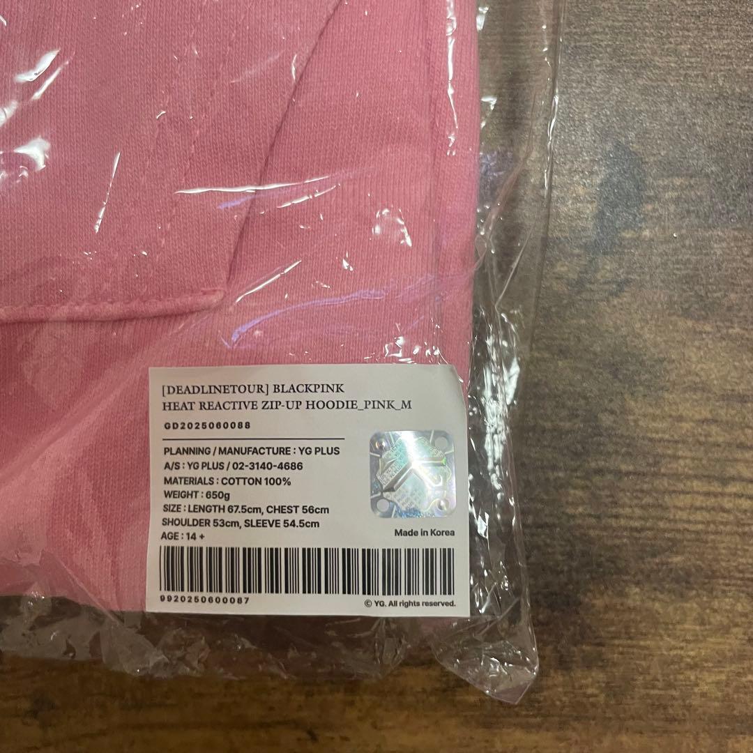 【新品】BLACKPINK DEADLINE パーカー　Mサイズ