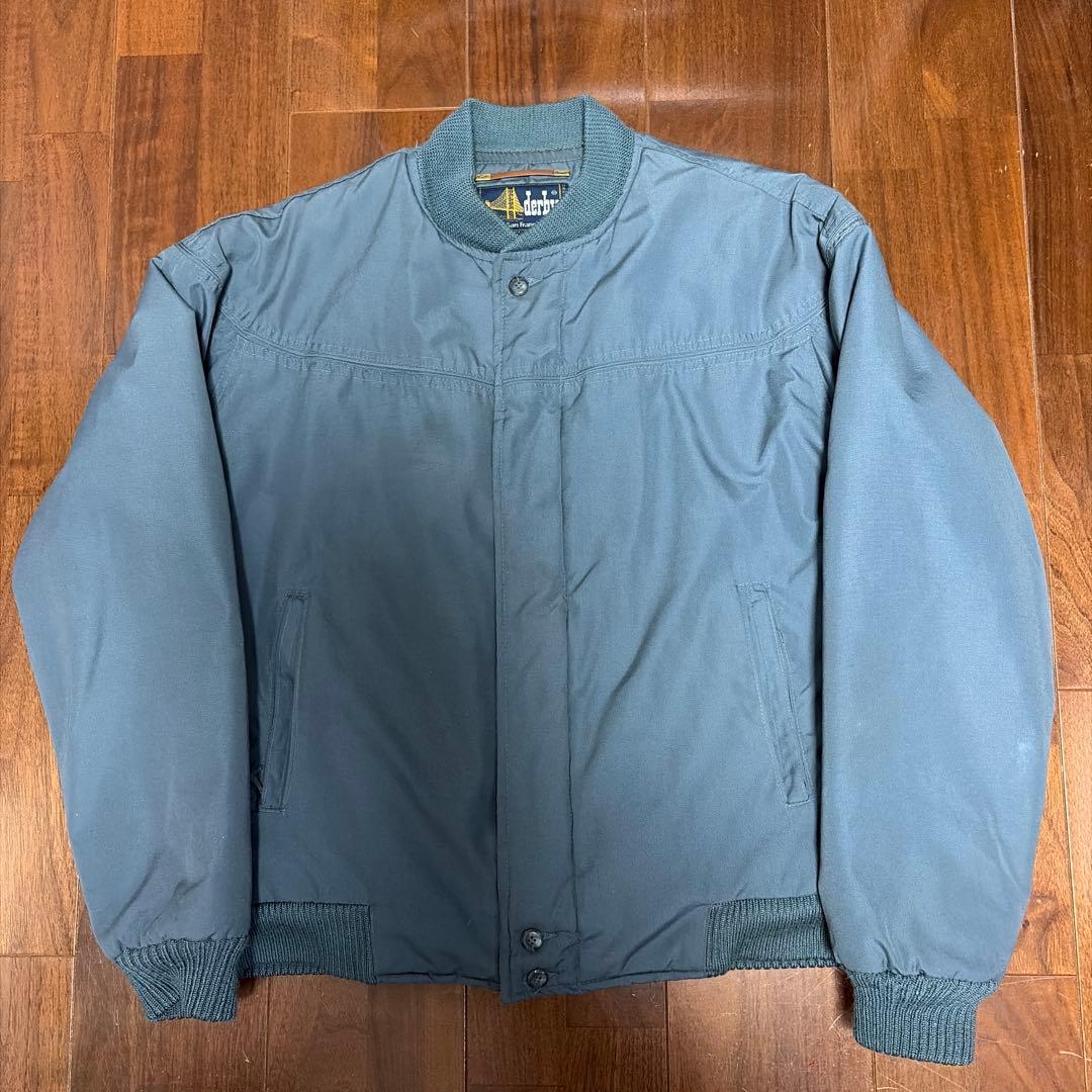 超スペシャル 80s ダービーオブサンフランシスコ ジャケット 40 Mブルー 80's Derby of San Francisco ダービージャケット ネイビー 表記(40