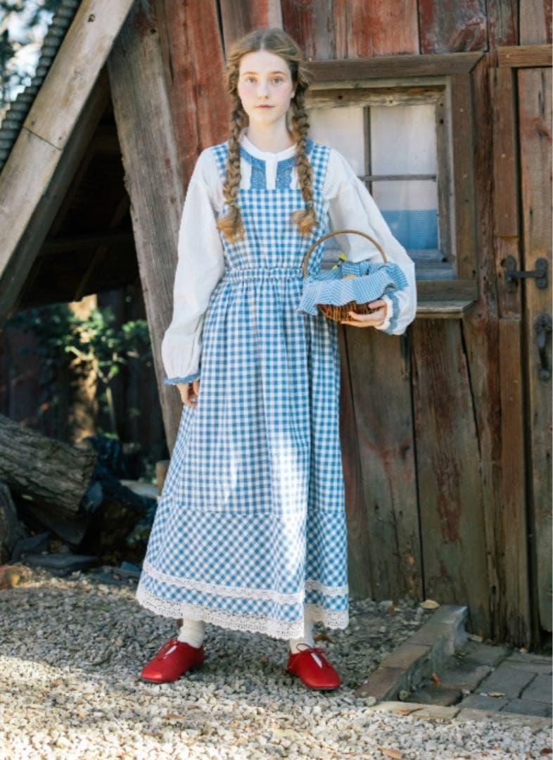 Samansa Mos2 【オズの魔法使】ギンガムワンピース サマンサモスモス