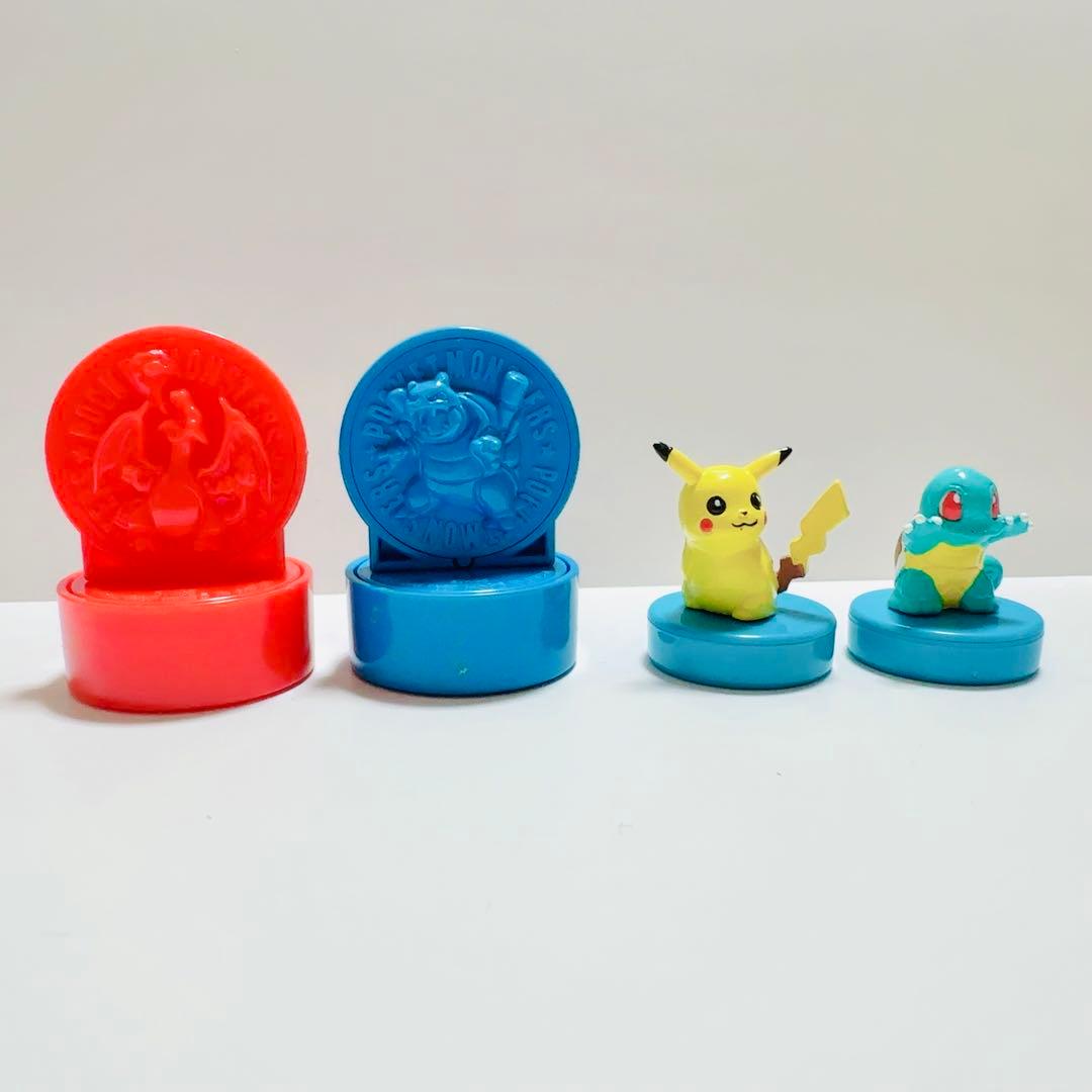 ポケモン フィギュア スタンプ セット 4個 当時物 平成レトロ - メルカリ