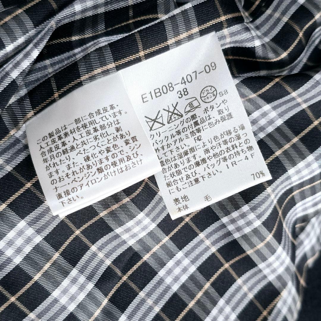 BURBERRY ブルーレーベル ダッフルコート ノバチェック ホースロゴ