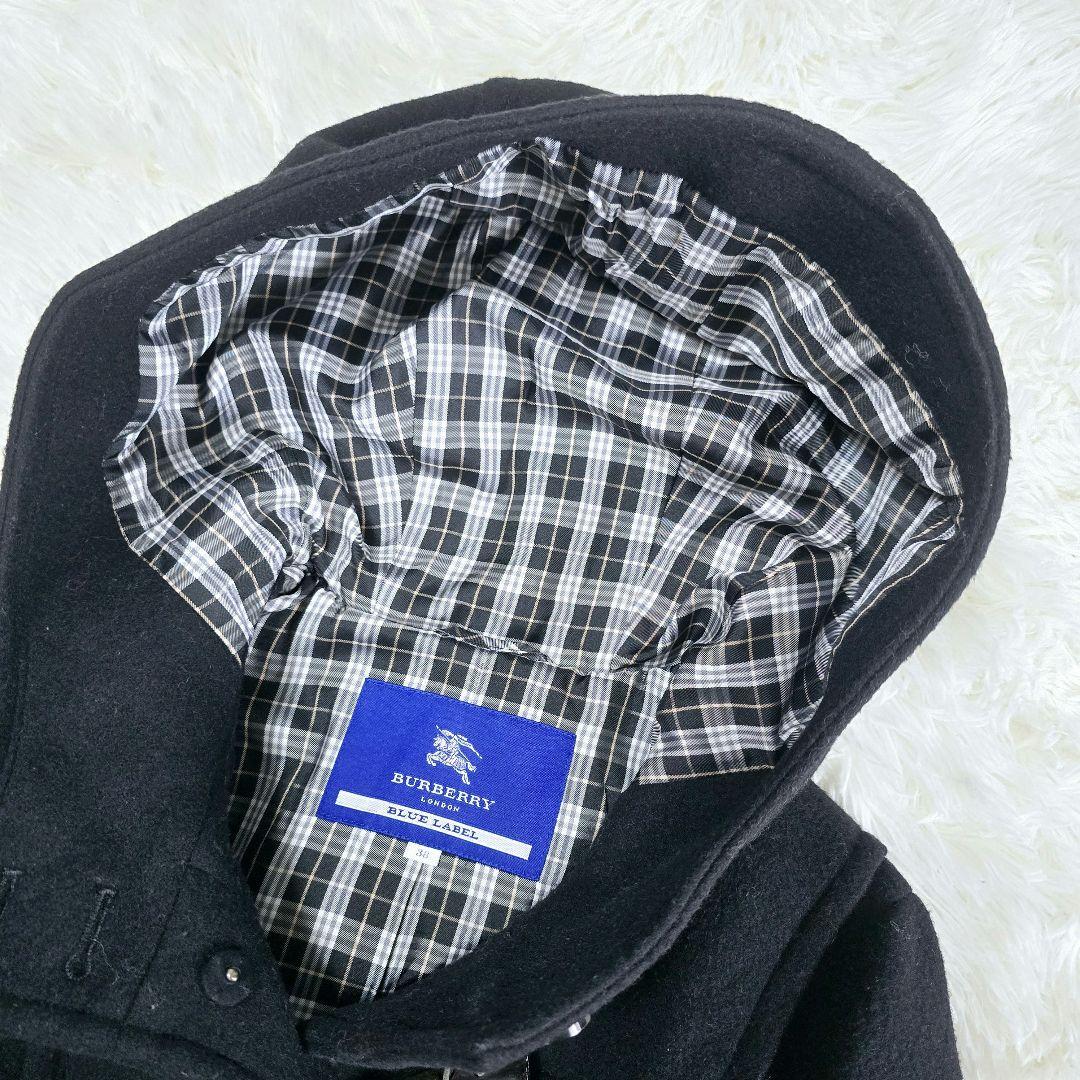 BURBERRY ブルーレーベル ダッフルコート ノバチェック ホースロゴ