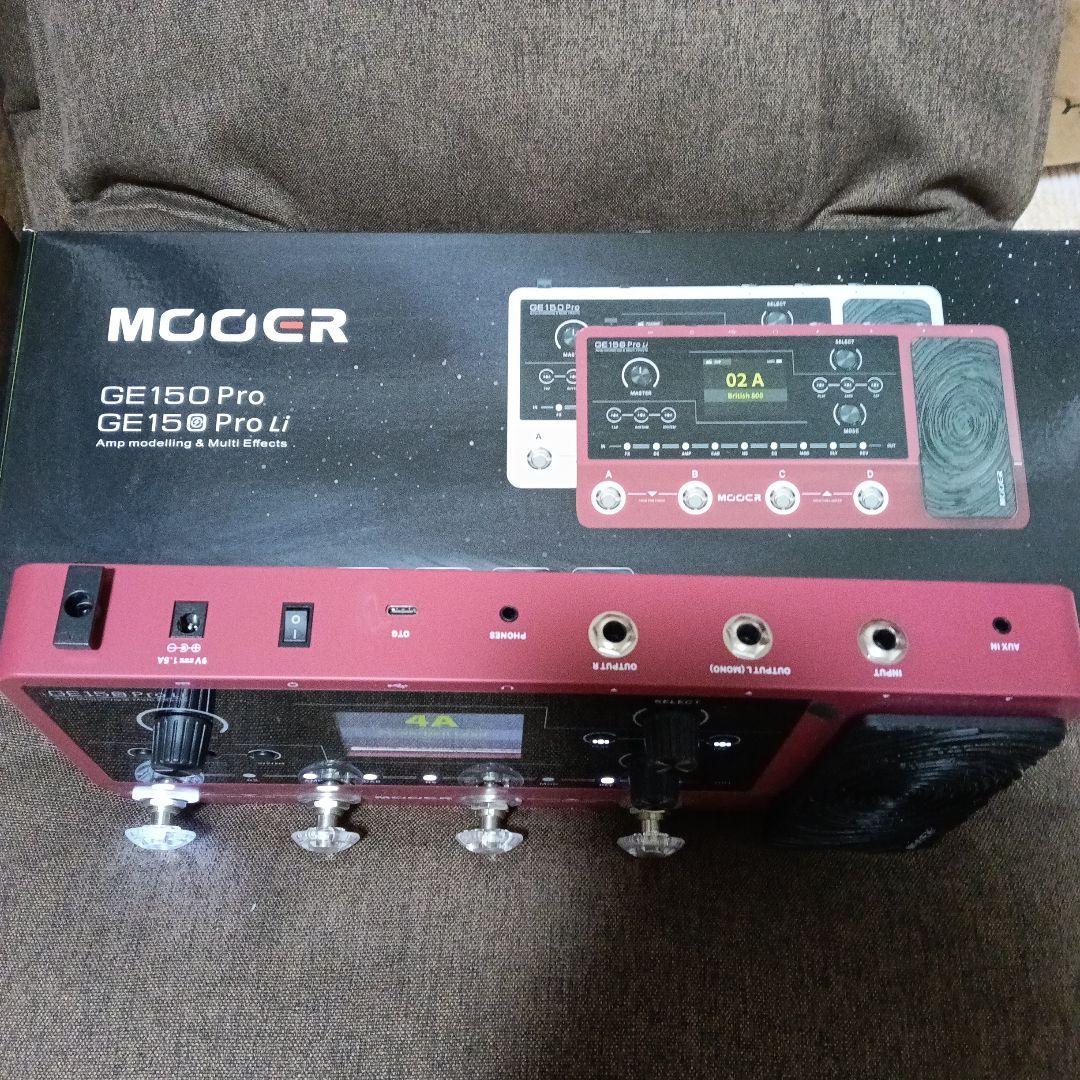 MOOER GE150 Pro Li アンプモデリング