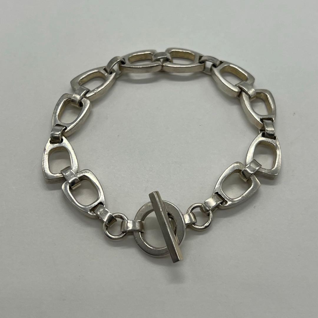 グッチ GUCCI ホースビット トグル ブレスレット メキシコ製 SV925