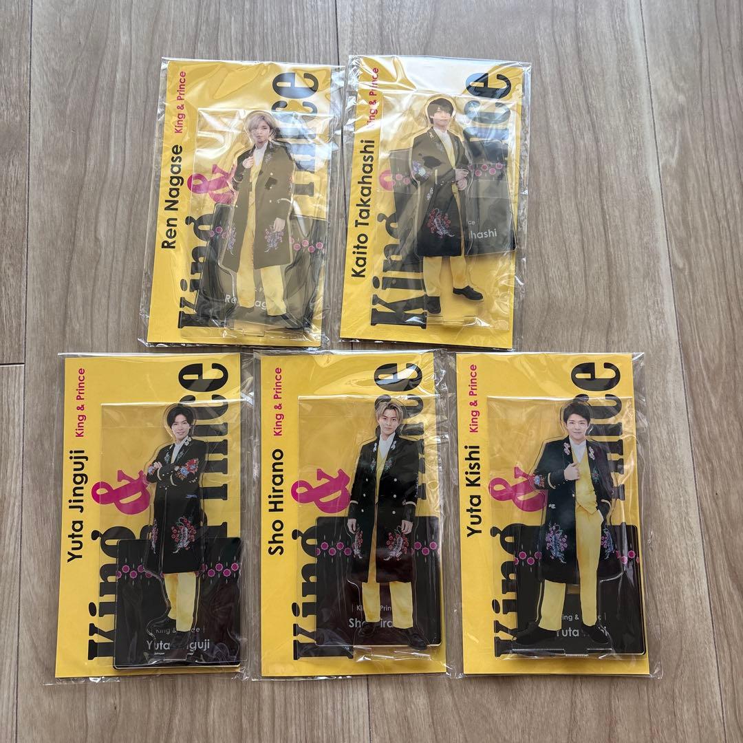 king&prince 5人 セット アクスタ ファイルBOX - メルカリ