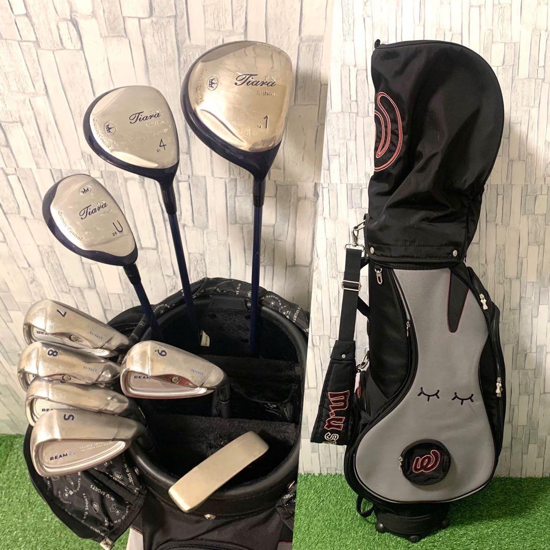 人気バッグ、高級アイアン付 ウィルソン Tiara EX レディースクラブ