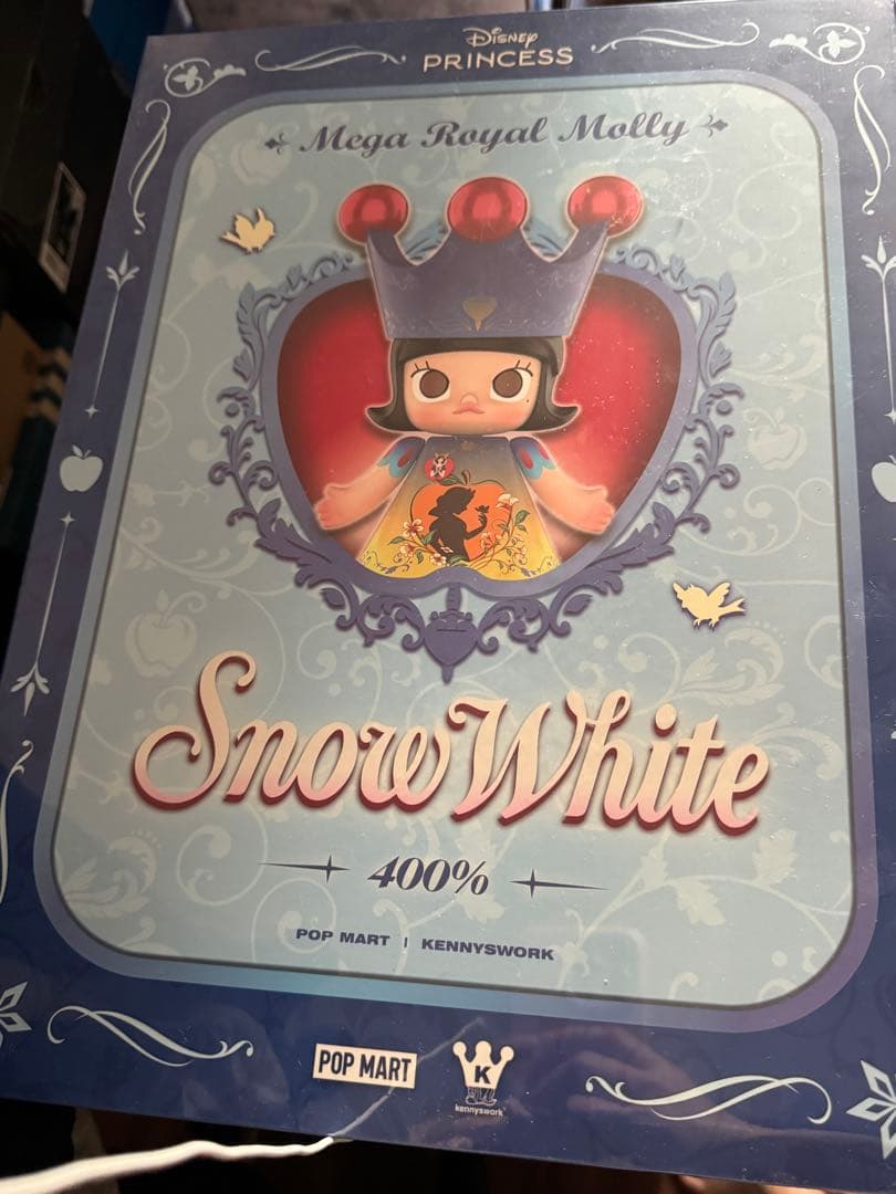 ポップマート メガコレクション メガロイヤルモリー 400% スノーホワイト