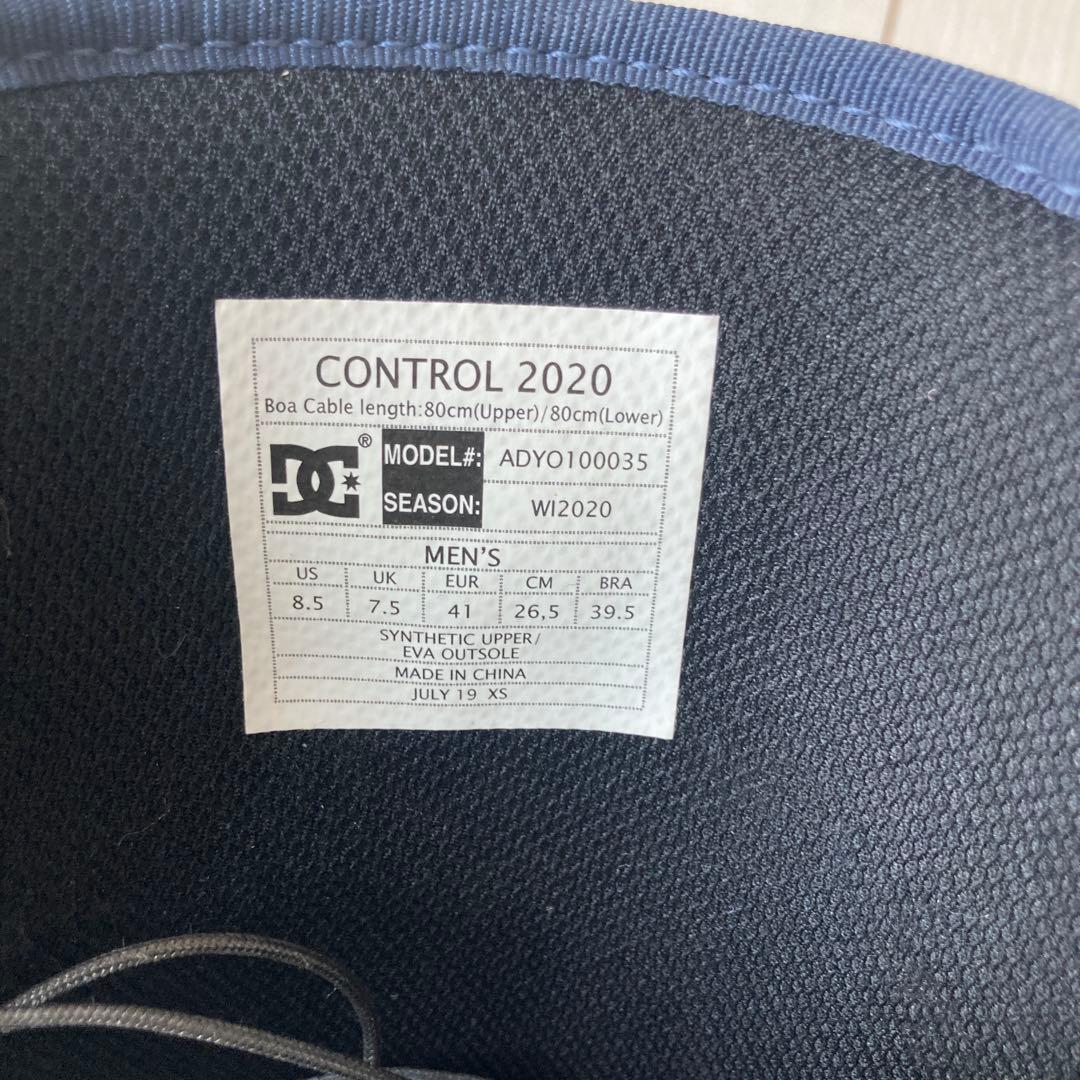 DC CONTROL 2020 スノーボードブーツ 8.5 US 26.5cm