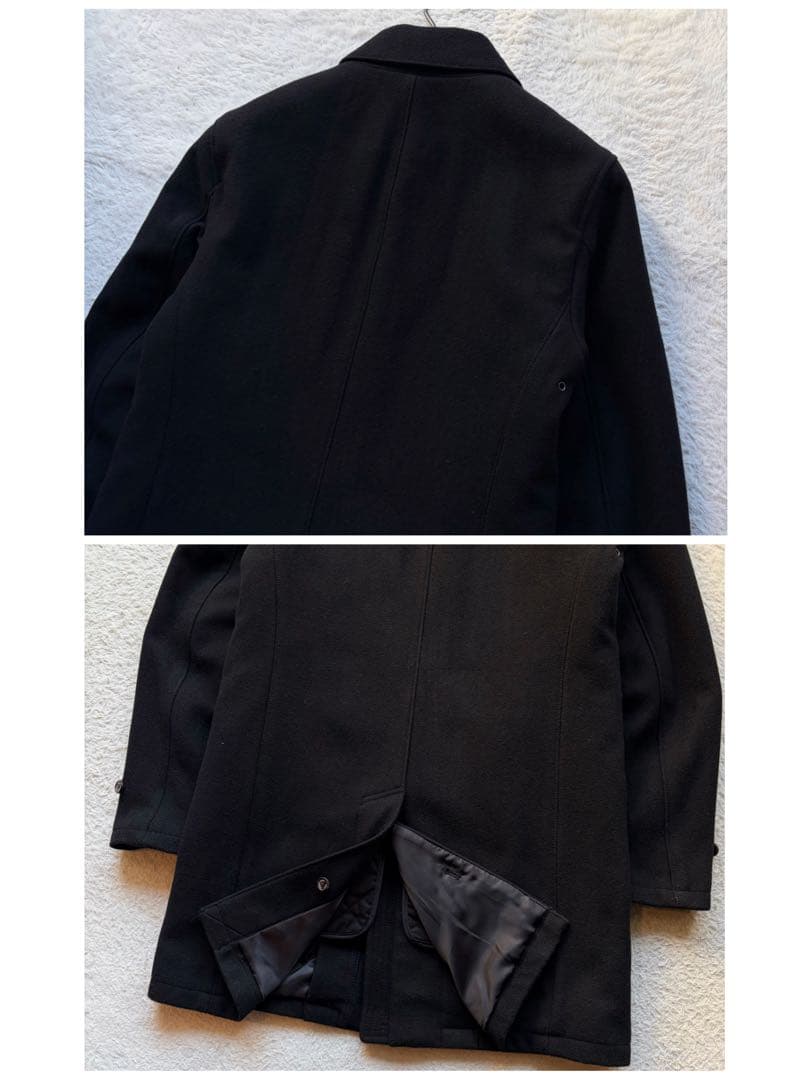 極美品】ポロラルフローレン ウールステンカラーコート 中綿ライナー