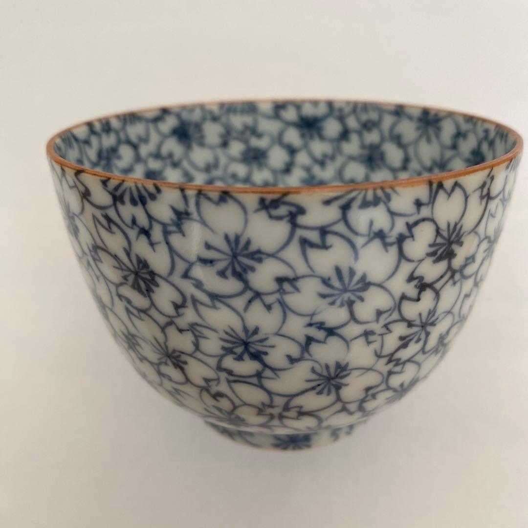 ★清水焼名品/小紋桜七宝『お茶呑み素極』正峰造★逸品希少