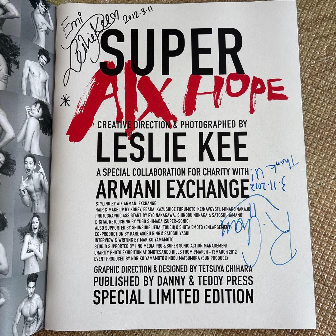 SUPER A|X HOPE りレスリーキー写真集 サイン入り - メルカリ