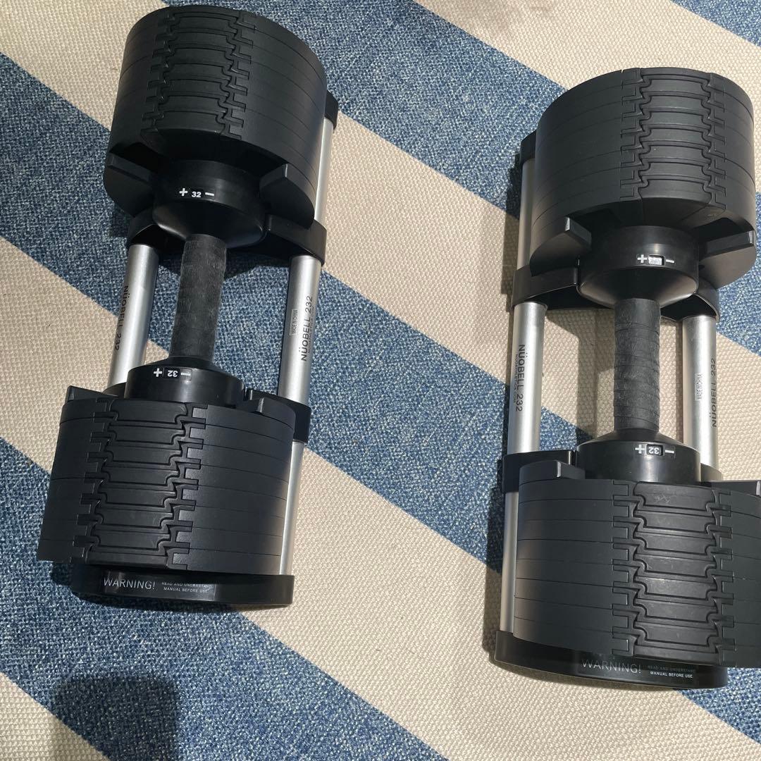 NÜO FLEXBELL 232 ②32kg 2kg刻み TOP FILM フレックスベル 2kg刻み 32kg flexbell 可変式ダンベル 32kg