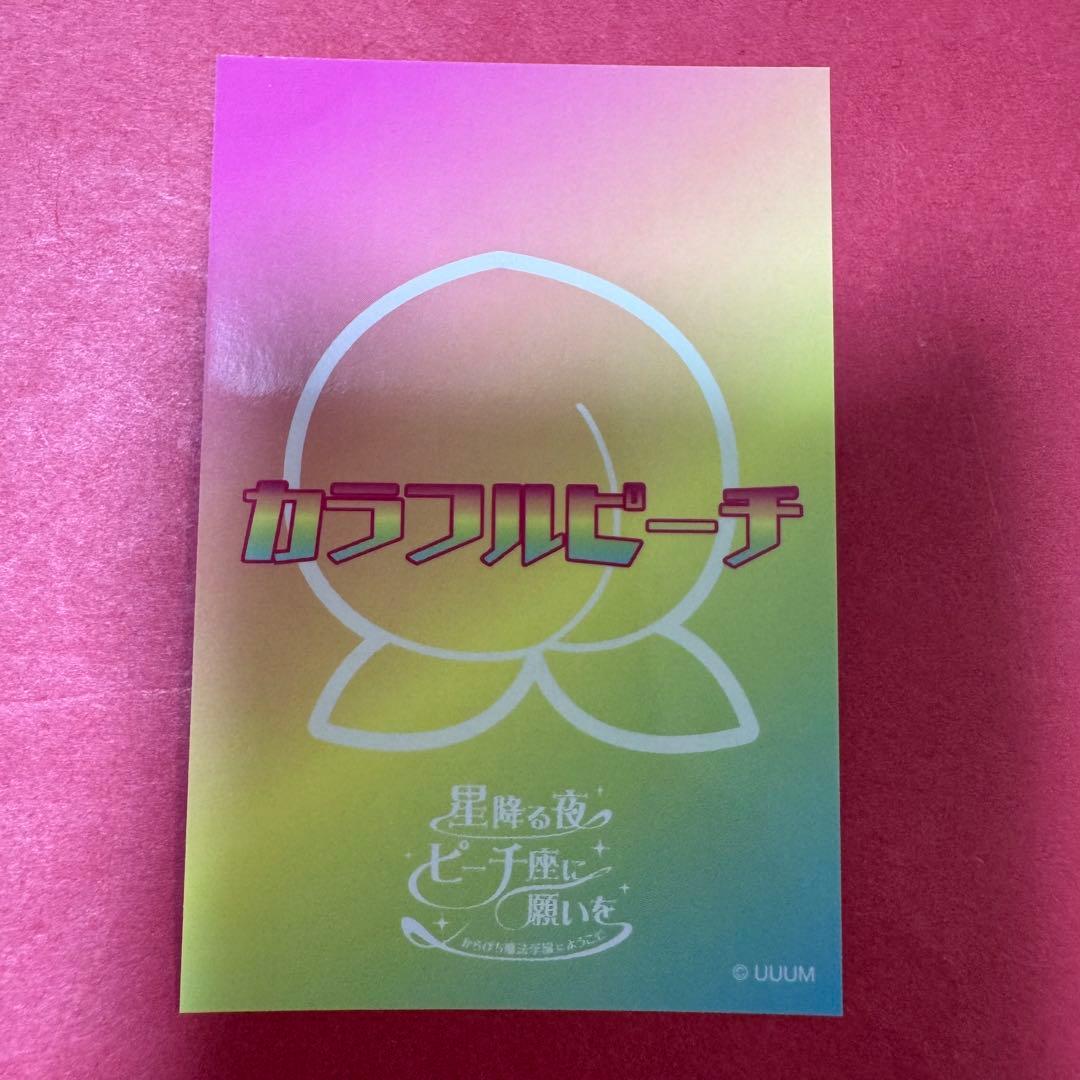 新品 カラフルピーチ からぴち 魔法学園 トレーディングカード えと