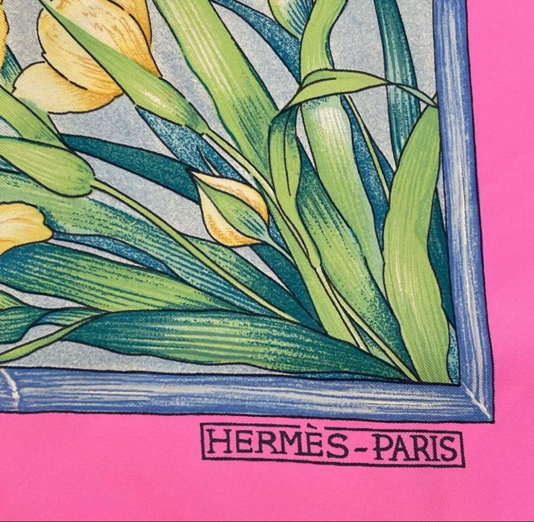 HERMES エルメス カレ90 スカーフ シルク GIVERNY モネの庭 - メルカリ
