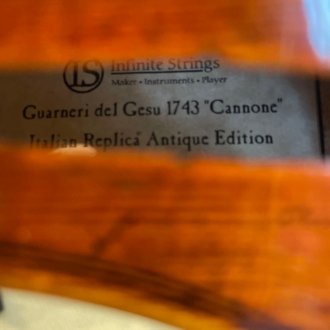 お値下げ　ガルネリ・デルジェス1743 \"Cannone\" バイオリン　レプリカ