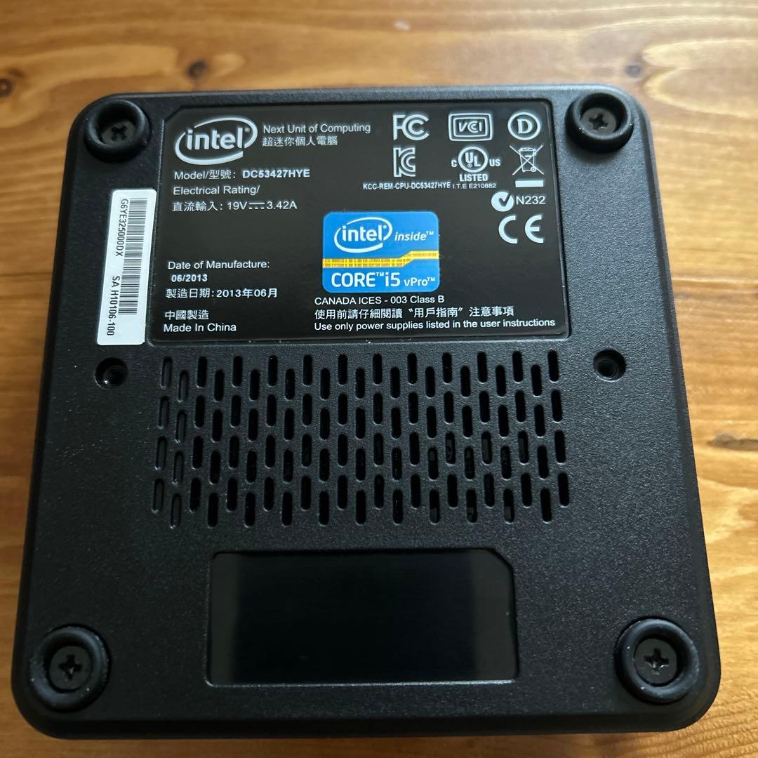 Intel NUC NUC Kit DC5342HYEミニPC - メルカリ