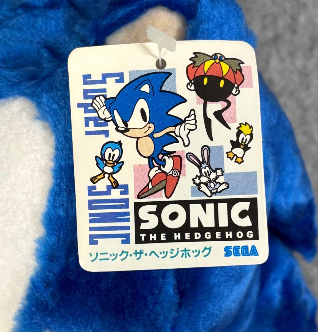 ソニック・ザ・ヘッジホッグ　ぬいぐるみ　セガ 1991年