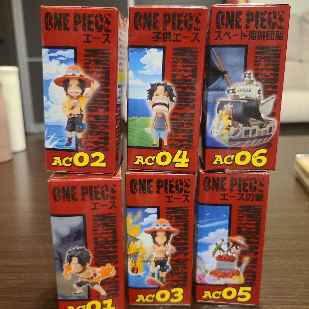 ワンピース ワーコレ HISTORY OF ACE全6種類 コンプリート