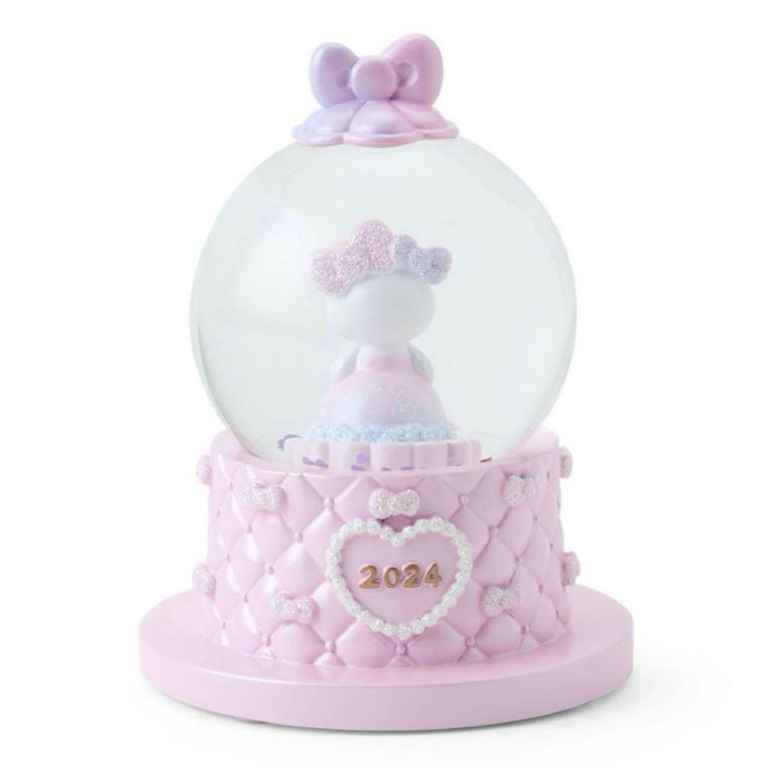 キティちゃん スノーグローブM ハローキティ50周年記念 誕生日 スノー