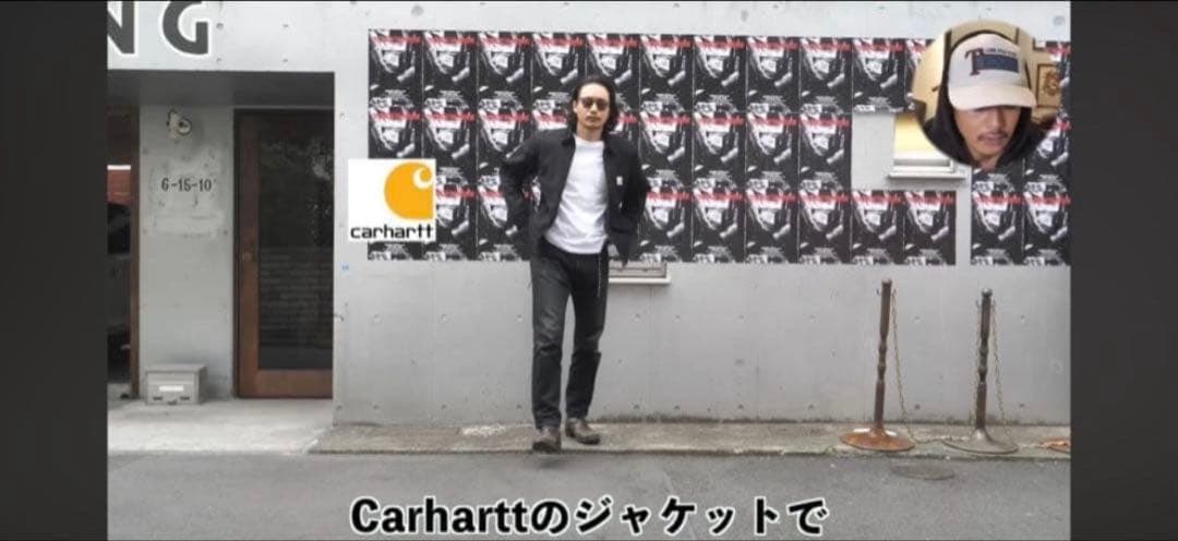 タグ付き USA Carhartt デトロイトジャケット M ブラック 山田蓮