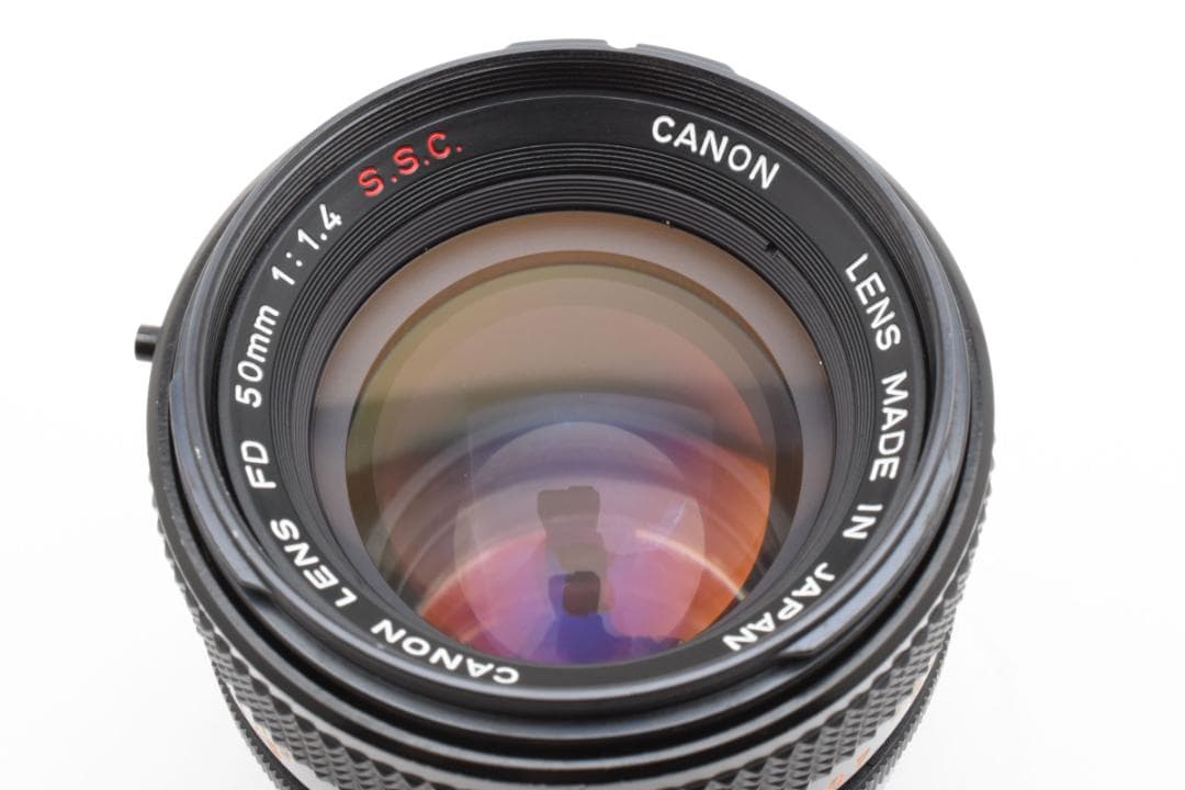 超美品 CANON FD 50mm f1.4 S.S.C MF レンズ B493 - メルカリ