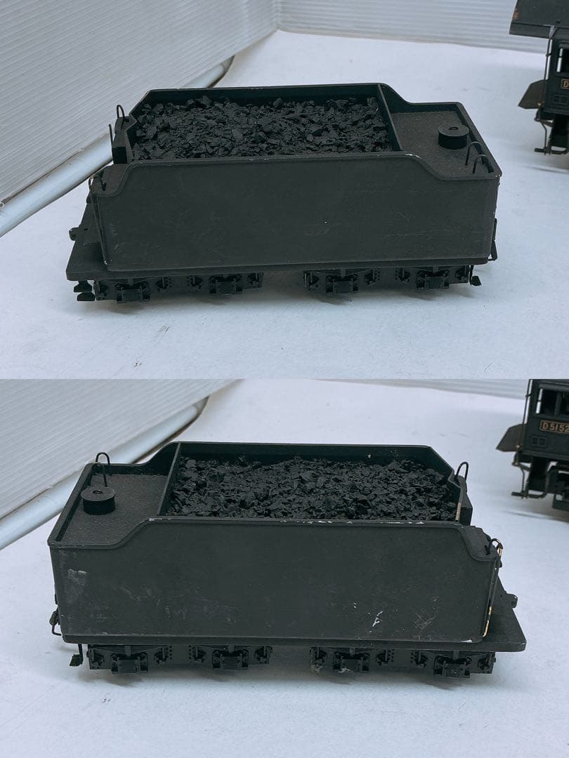 D51 528 蒸気機関車 鉄道模型 大型模型 本体＋テンダー セット ブラック