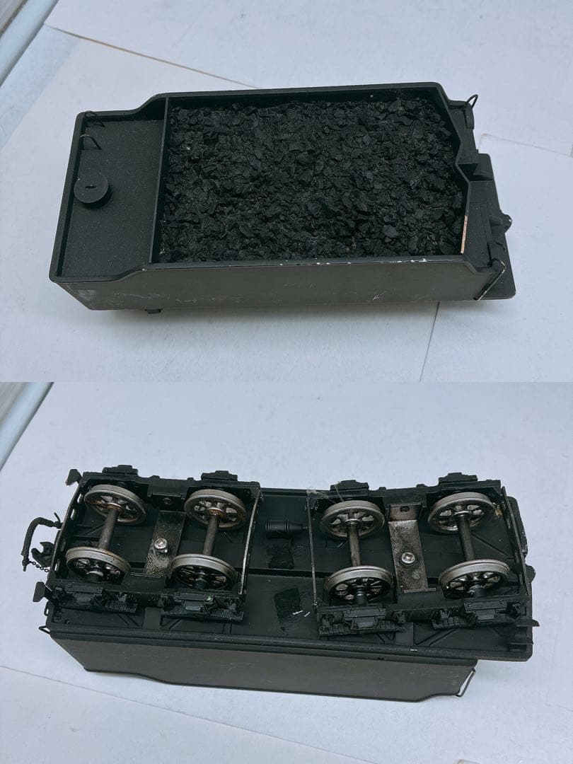 D51 528 蒸気機関車 鉄道模型 大型模型 本体＋テンダー セット ブラック