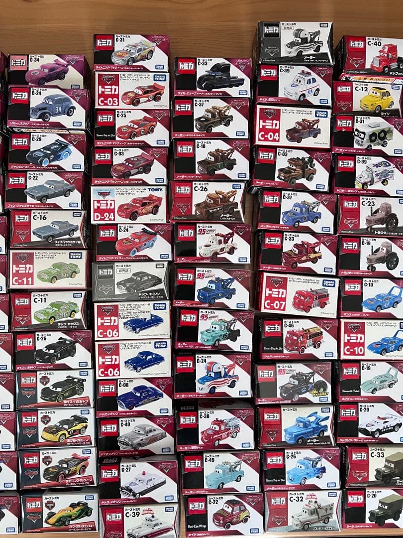至福のカーズトミカ　122台ディズニーカーズ　トミカ　入手困難多数すべて未使用