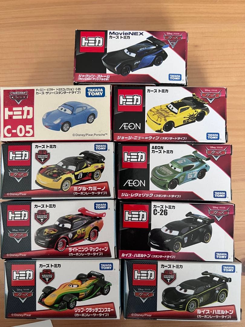 至福のカーズトミカ　122台ディズニーカーズ　トミカ　入手困難多数すべて未使用