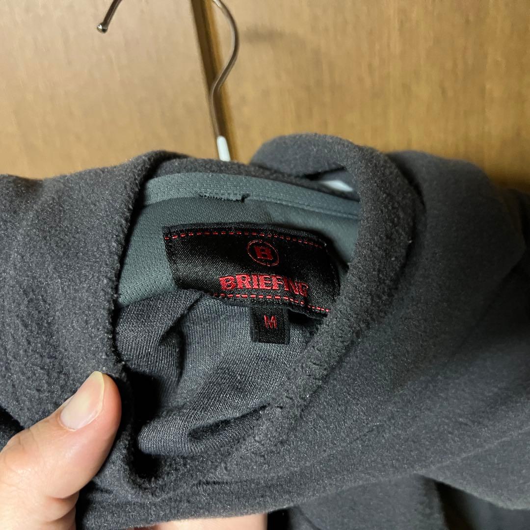 BRIEFING MEN'S LOGO HOODIE チャコール M - メルカリ