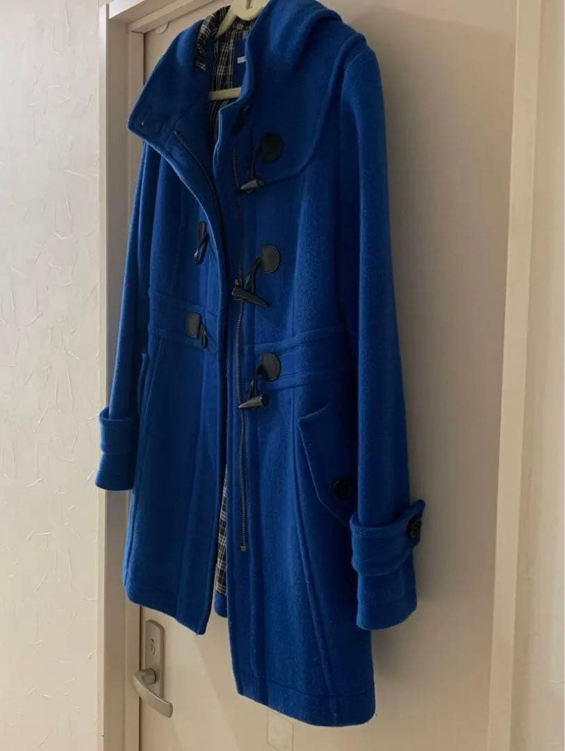 BURBERRY BLUE LABEL ダッフルコート 青 中古・古着通販】Burberry's (バーバリーズ) ダッフルコート ネイビー