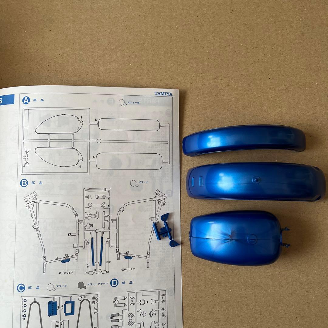 【一部組み立て済】タミヤ1/6 ハーレースポーツFXE1200 スーパーグライド