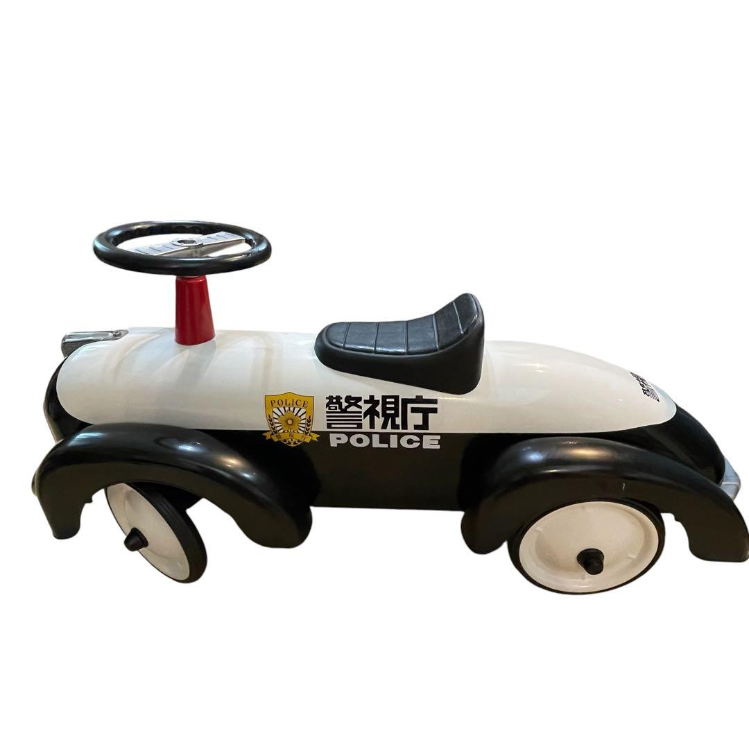 レトロ 警視庁 パトカー 子供用ペダルカー＆ライドオン 乗り物 玩具