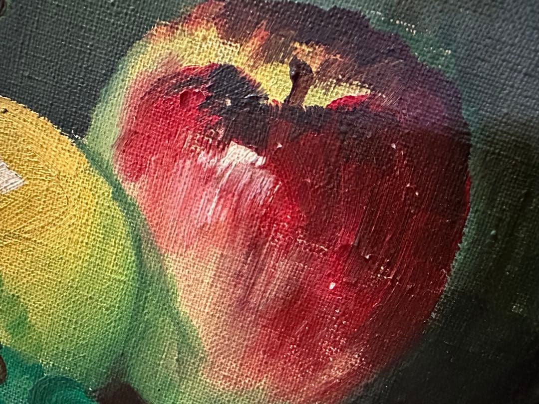 村岡大洋(TAIYO)作 油絵 「静物」美術品 40cm×45cm×4cm 果物 - メルカリ