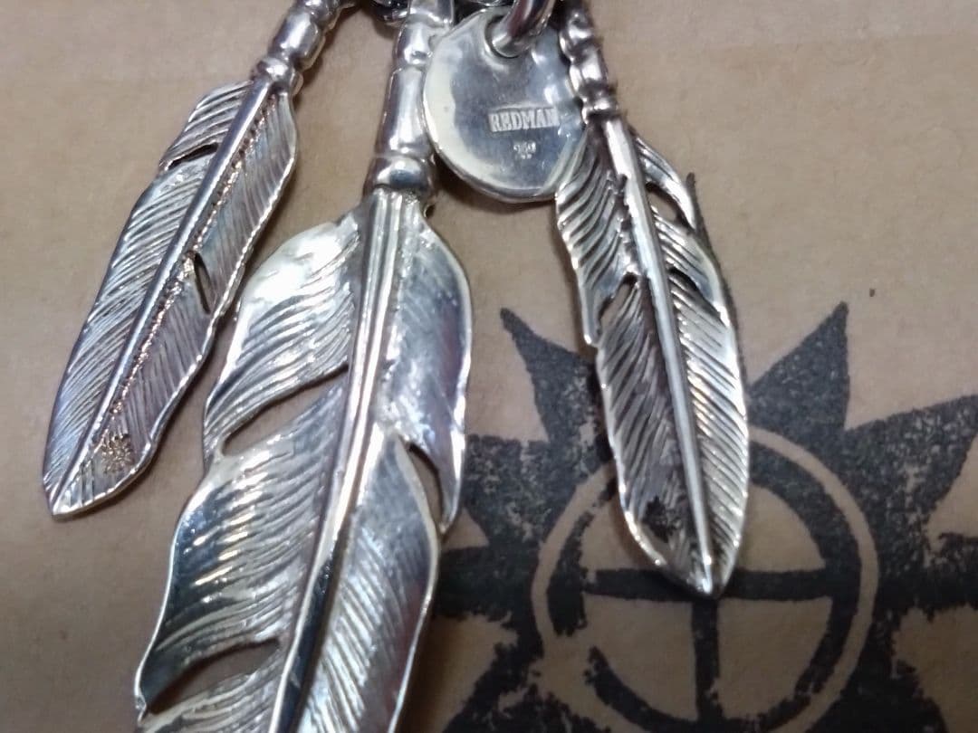 しげお様専用】REDMAN 先金大フェザーネックレスセット シルバー K18