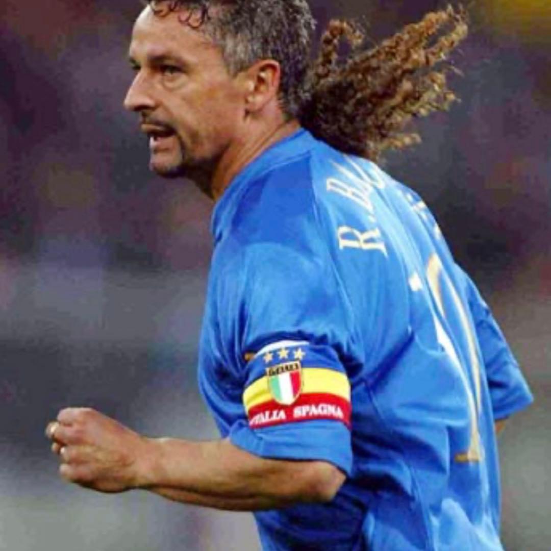 バッジョ イタリア代表 引退試合 ユニフォーム+キャプテンマーク