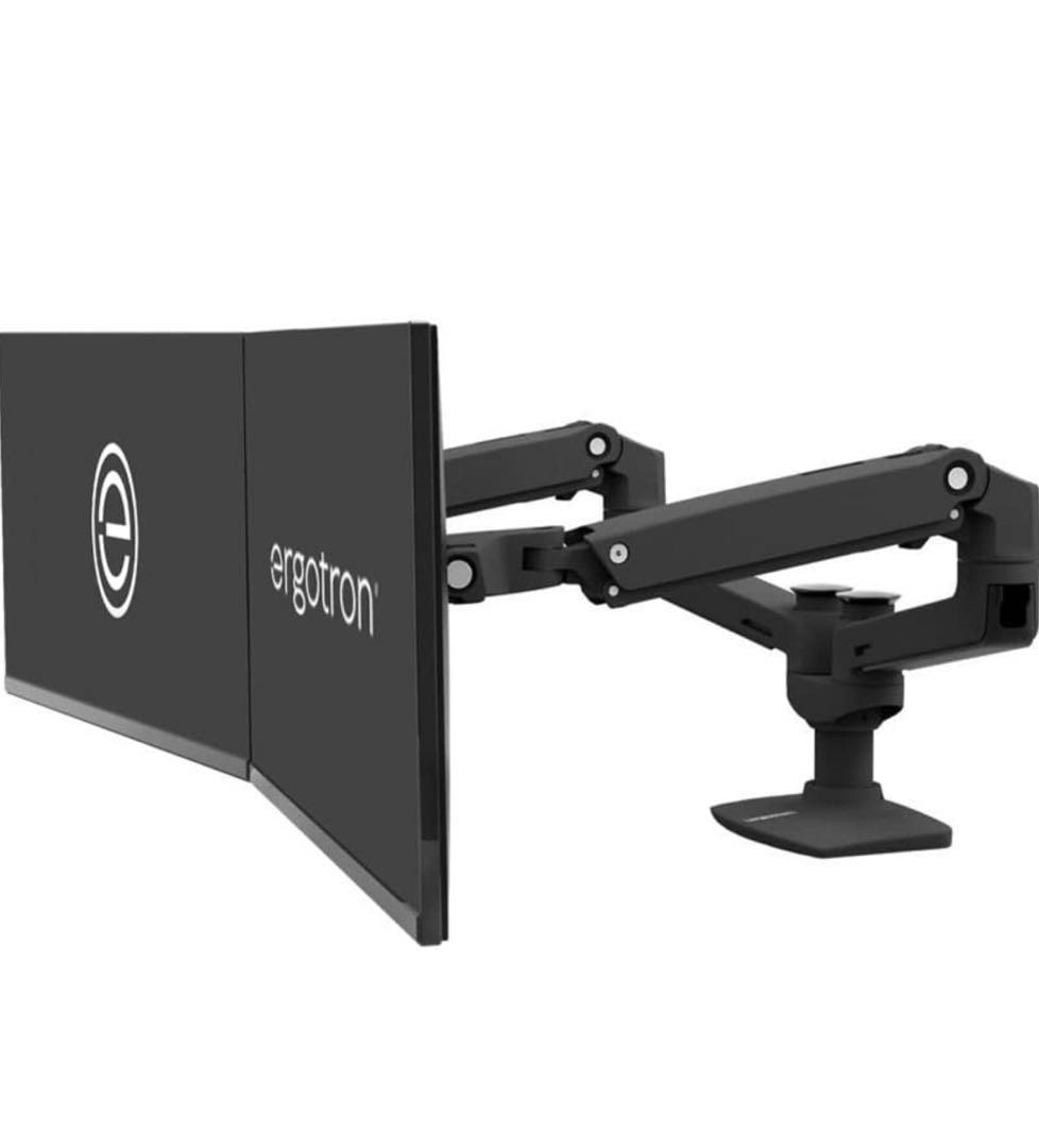 ergotron デュアルモニターアーム ブラック エルゴトロン LX デュアルダイレクト モニターアーム ブラック 25