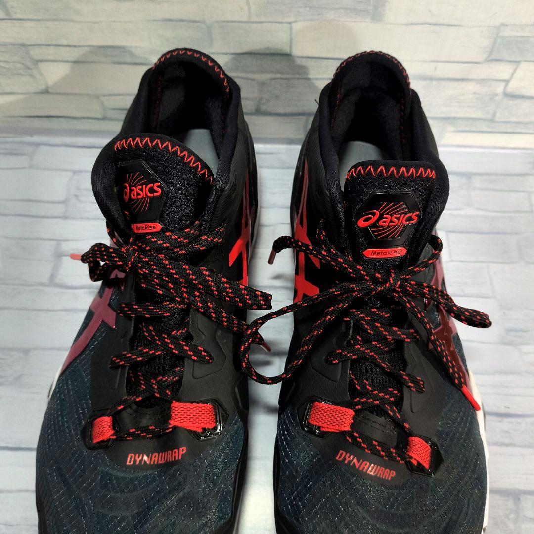 極美品 アシックスバレーボールシューズ メタライズ 西田選手モデル