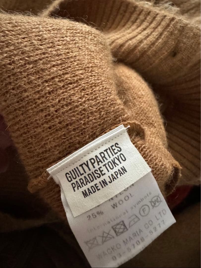 常田大希・野村訓一着用wacko maria ワコマリア　モヘアカーディガン