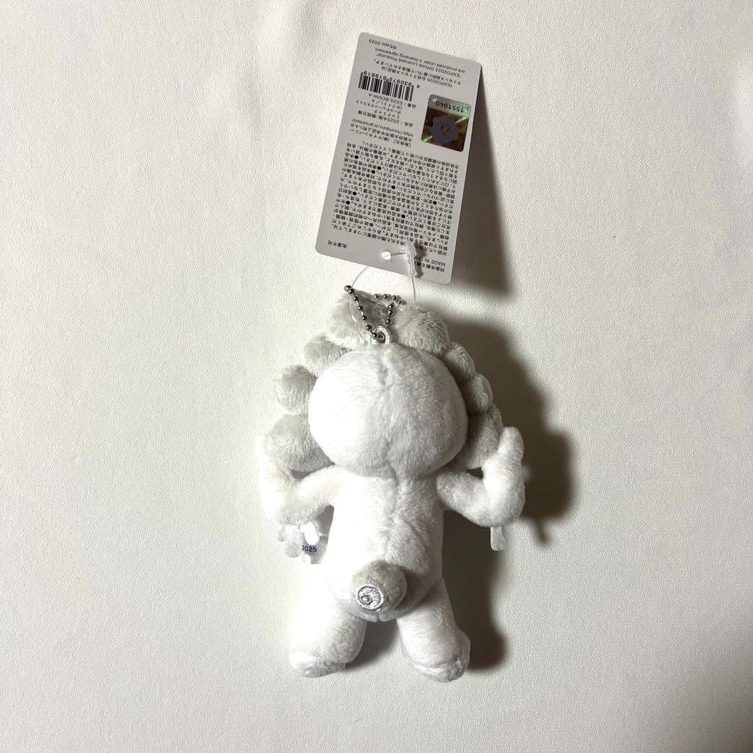白ミャクミャク EXPO2025 ぬいぐるみ ボールチェーンマスコット