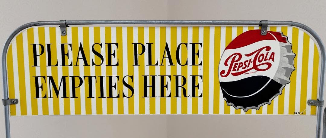 ペプシコーラ ペプシ　レトロ　1951～1962　ボトル陳列棚