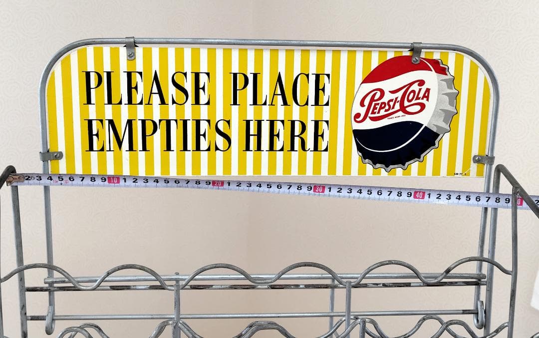 ペプシコーラ ペプシ　レトロ　1951～1962　ボトル陳列棚