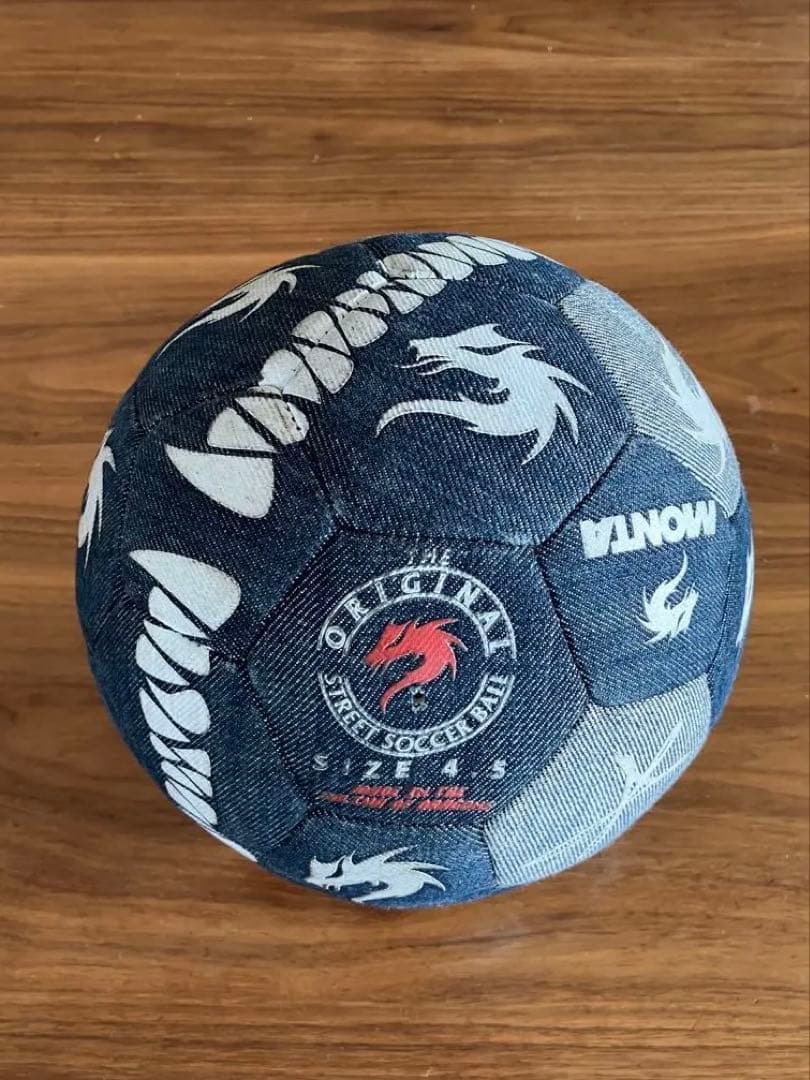 MONTA デニム生 ストリートサッカーボール　4.5号 Amazon | sfida(スフィーダ) デニム ストリートサッカーボール ロー