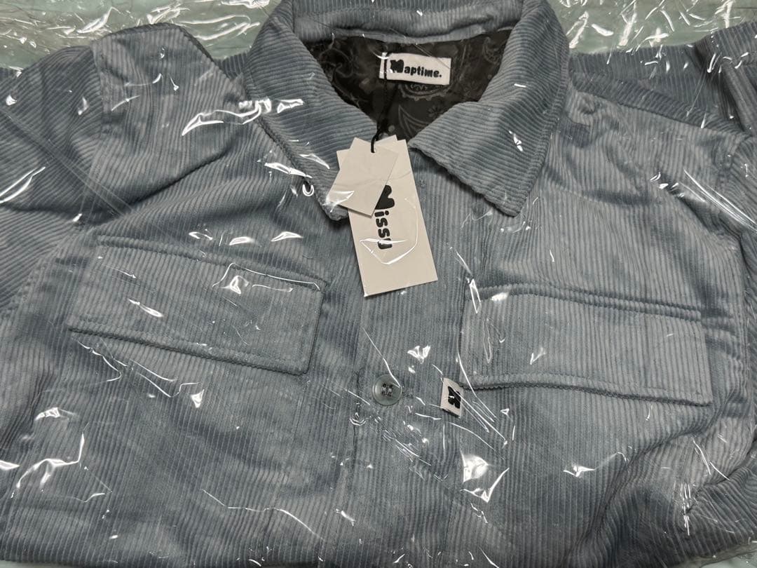 Naptime コーデュロイ SHIRTS BLUE Nissy着用サイズ