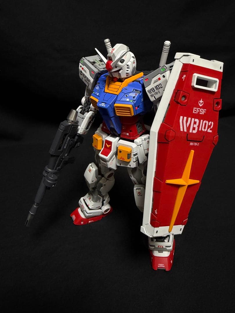 1/100 rx78-2ガンダム 改修塗装済完成品 fatcat ガンプラ完成品
