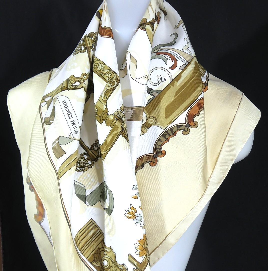 HERMES エルメス 大判スカーフ カレ90 D384 - メルカリ
