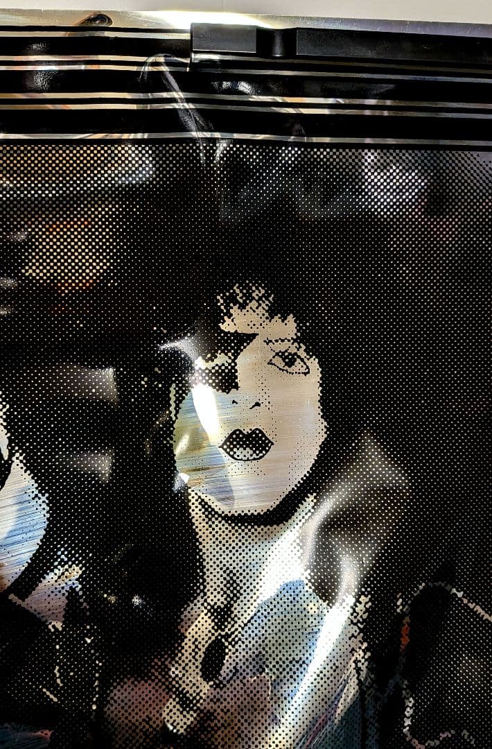 KISS 1977年 激レア アルミ蒸着ポリエステルフィルム ポスター 美品