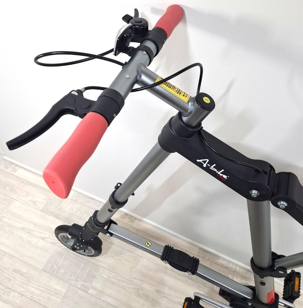 美品☆A-bike city 折りたたみ自転車☆ノーパンクタイヤ☆シリアルあり